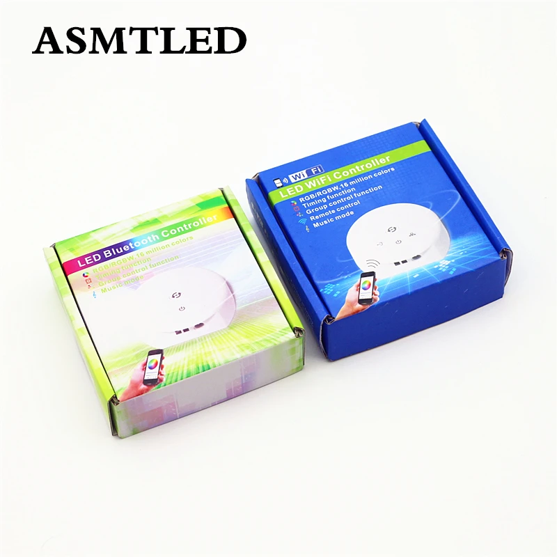 

DC 12V 24V RGB RGBW RGBWW LED Strip Bluetooth / WiFi LED Controller Dimmable Changeable Music Timer Control by IOS Android APP