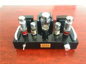 DIY HIFI 6N9P EL34 Spartan X1 6.5W+6.5W Tube Amplifier Kit Stereo Vacuum Tube Power Amp DIY KIT himing rivals el34 aluminum tube amplifier hifi exquis headphone output bluetooth handmade scaffolding panel rhel34apb