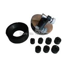 Высококачественные ювелирные изделия делая инструменты из нержавеющей стали кольцо держатель с половинным гравером блок с 7 рукавами