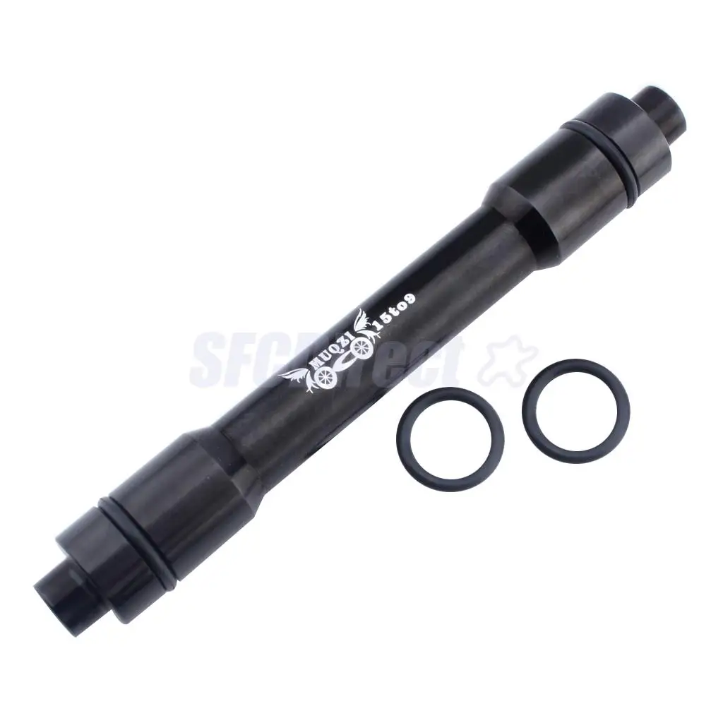 2Pcs Bicycle Front Wheel Thru Axle Adapter 15mm Adapter 9mm QR Skewers Bicycle Quick Release for MTB Mountain Bike Front Hub