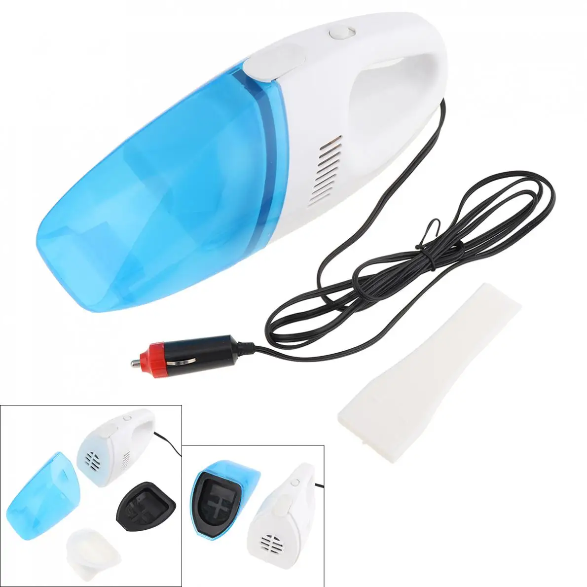 

Mini Handheld Durable Universal Car Vacuum Cleaner 12V 60W Dust Collecter