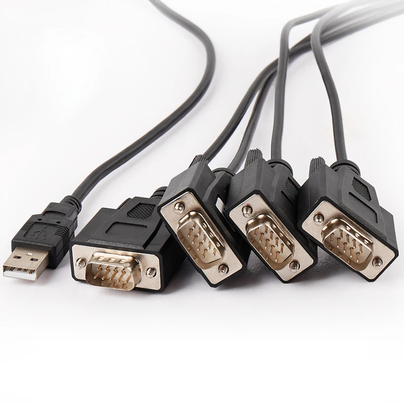 4 портовый преобразователь серийного кабеля USB 2 0 в 4X RS232 ZE552A (чипсет FTDI + Поддержка