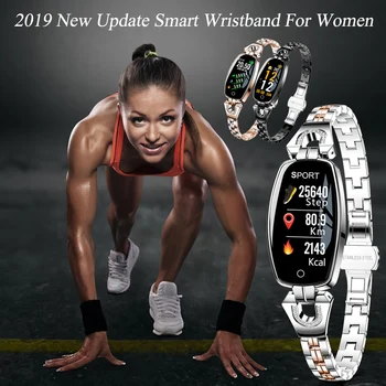 

2019 New Update H8 Smart Bracelet Women Activity Fitness Tracker Heart Rate Monitor Blood Pressure Waterproof Smart Wristband