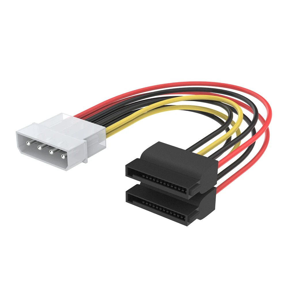 Robotsky 4 Pin IDE Molex Female до 2 из 15 Pin Female Serial ATA SATA адаптер жесткого диска HDD мощность жесткие диски кабель питания