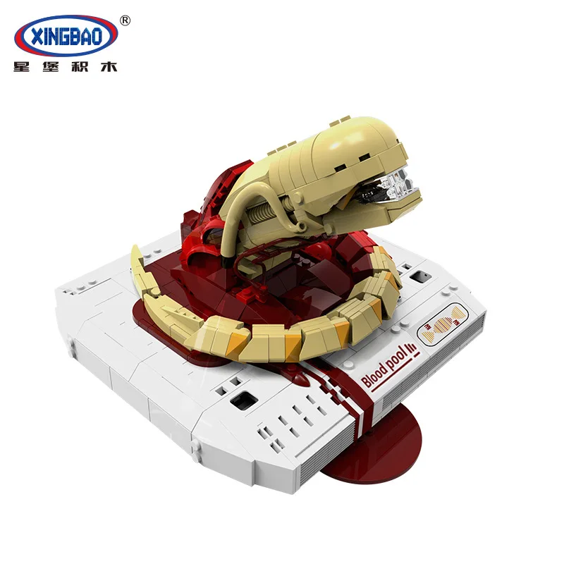 

XINGBAO 04002 830Pcs Genuine Creative Movie MOC Series The New Alien Set Educational Building Blocks Bricks Toys Model Gifts