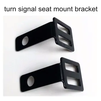 

a pair Motorcyle Rear TURN SIGNAL Relocater Holder Seat Mount Bracket Bobber Cafe Racer car accessory