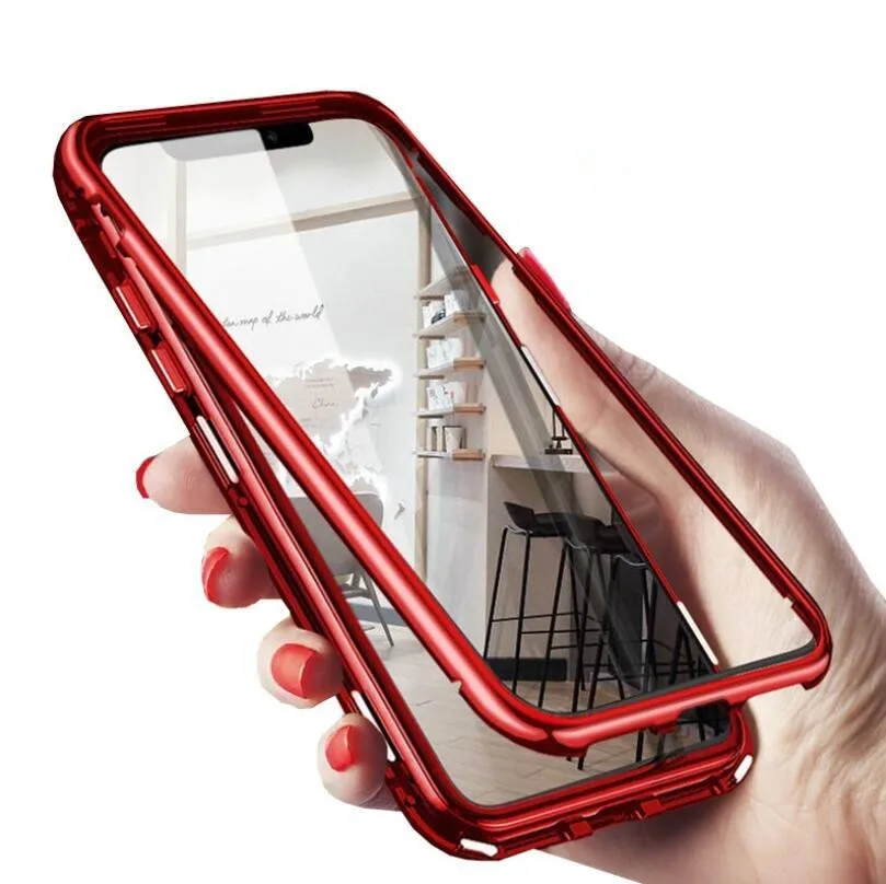 Магнитный адсорбционный металлический чехол для телефона Huawei Honor Mate 20 10 Lite P20 P30 Pro