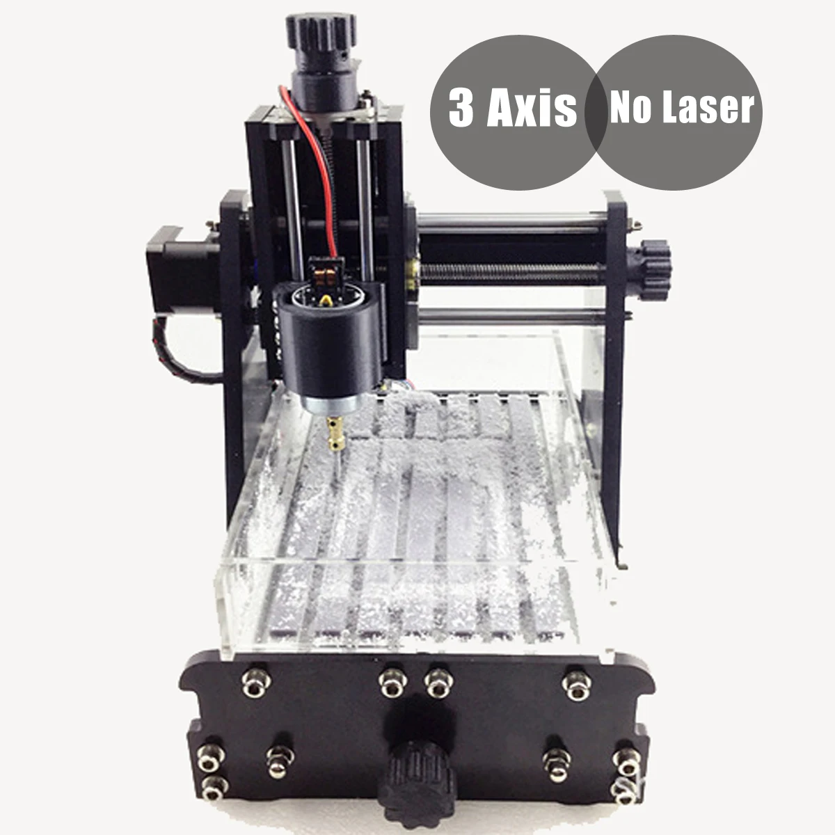 

DIY Mini Engraving Machine 3 Axis CNC Router Engraving Cutting PVC Milling Machine Engraver No Laser 100V-240V Wood Router
