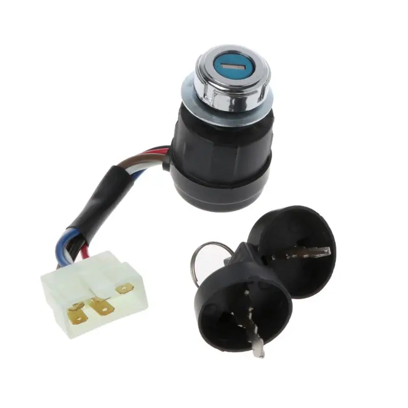 

5 Pin Ignition Key Switch 2 Gears Motorcycle Igniter Waterproof Switch Replacement Parts For 50cc-250cc ATVs Quad Kart