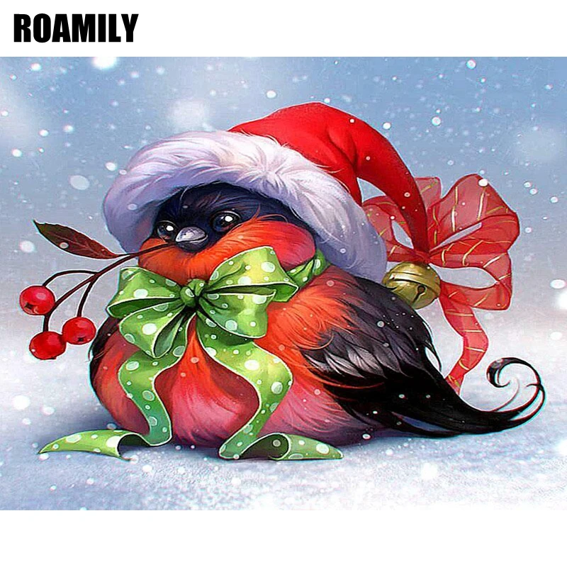 

Diamond Painting Full,Cartoon Animals,Christmas,Birds,Pictures Of Rhinestones,5D Paintings,Daimond Painting Ronde Steentjes