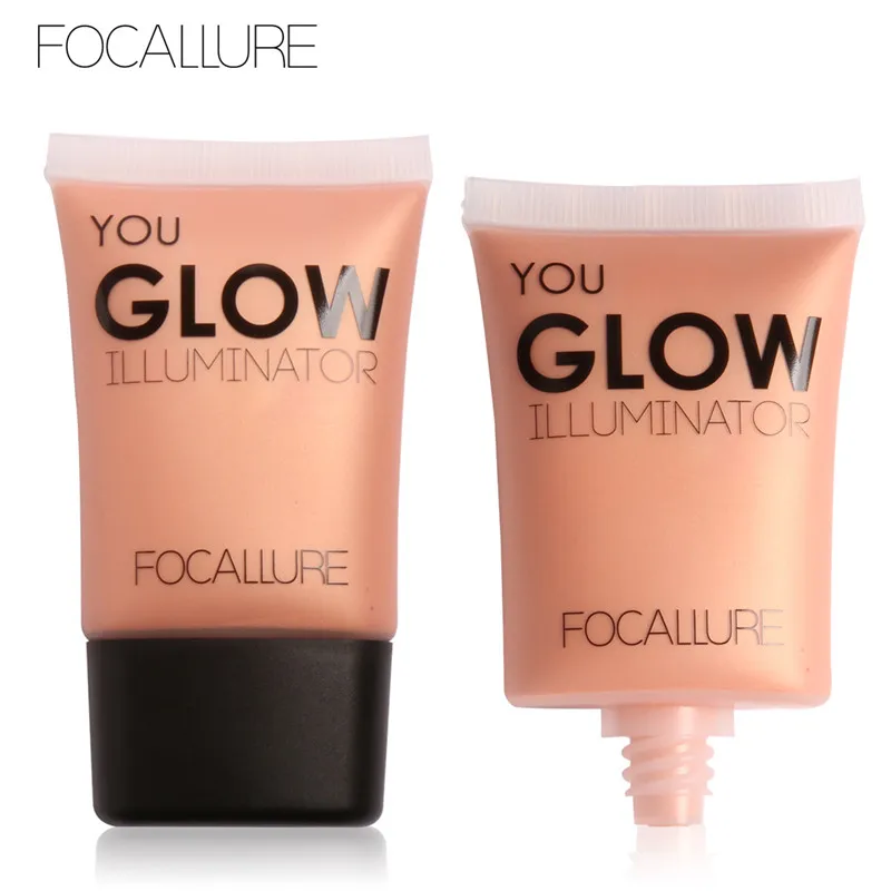 Focallure Glow Liquid бронзатор тени Макияж Уход за кожей лица Контур скрасить крем косметика maquiagem Shimmer кожи праймеры красота