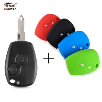 

Dandkey 2 Buttons Car Key Shell Replacement Case 2 Buttons For Renault Duster Logan Fluence Clio Kangoo Sandero Free shipping