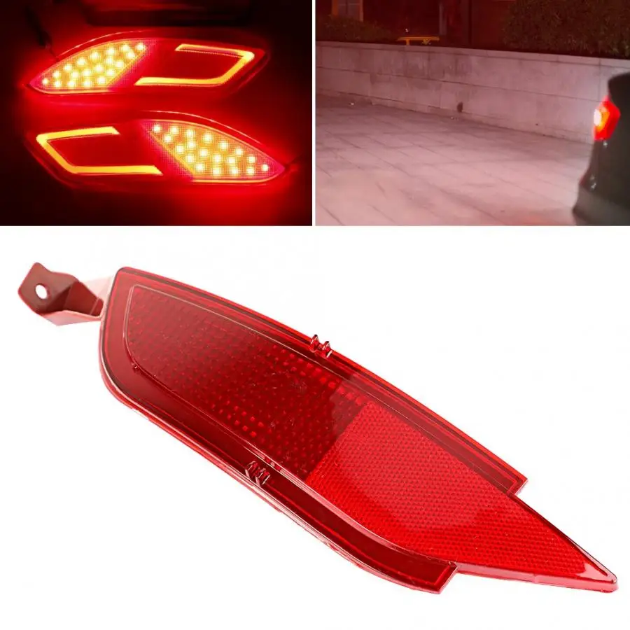 

Car Left Rear Bumper Fog Lamp Car Rear Bumper Left Fog Light Reflector Tail Reverse Fog Lamp Fit for FORD FIESTA MK7 2008-2016