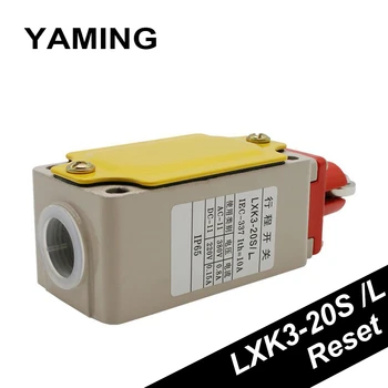 

Limit Switch Rolling Wheel Plunger Type Stroke Travel Micro Switches LXK3-20S /L Reset Momentary with Aluminum shell