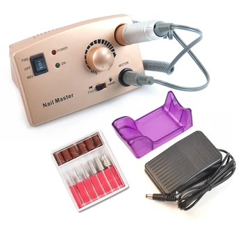 

Nail Drill Electric Machine 25000RPM Apparatus For Manicure Cutter Drilling Kit Polishing Professional Pedicure Grinding Tools