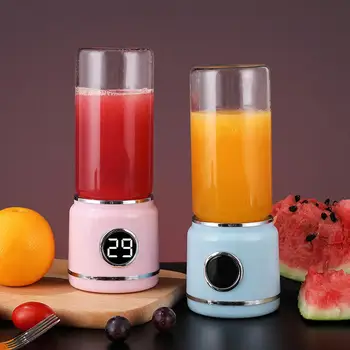 

Kitchen Juicer Machines Household Portable 6 Blades USB Electric Fruit Juicer Handheld for Soybean Milk Fruit Juice Cup Water