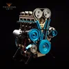 Full Metal Assembled Four-cylinder Inline Gasoline Engine Model Building Kits for Researching Industry Studying / Toy / Gift ► Photo 3/6