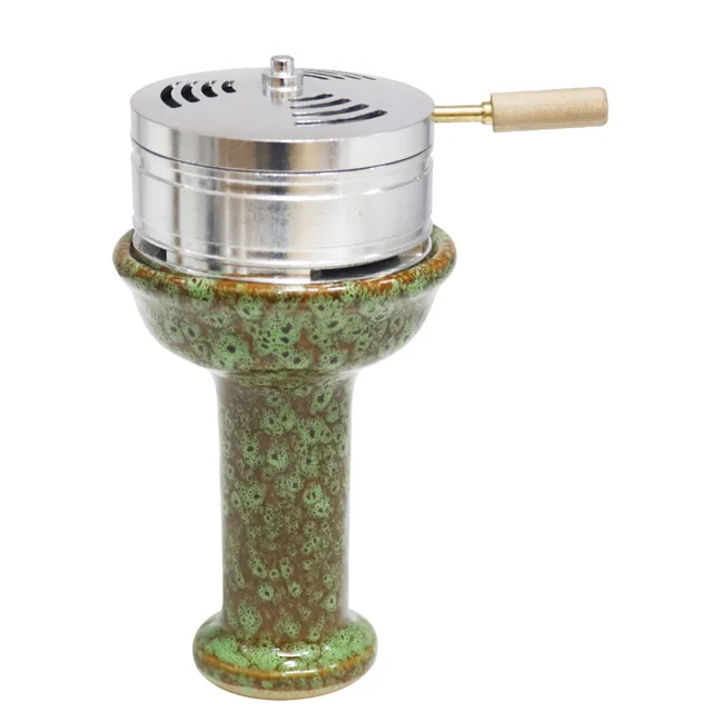 SY 1pc Hookah Ceramic Bowl One Hole Phunnel Shisha Bowl Hookah Chicha