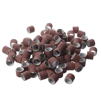 

100pc 1/2" Sanding Bands Kit with 2 Sanding Drum Mandrel For DREMEL Rotary Tools