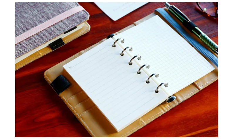 Канцелярский лист Pippie notebook A6 с шестью отверстиями матричный блокнот в сетку Многофункциональный личный дневник/план недели/программа для путешествий