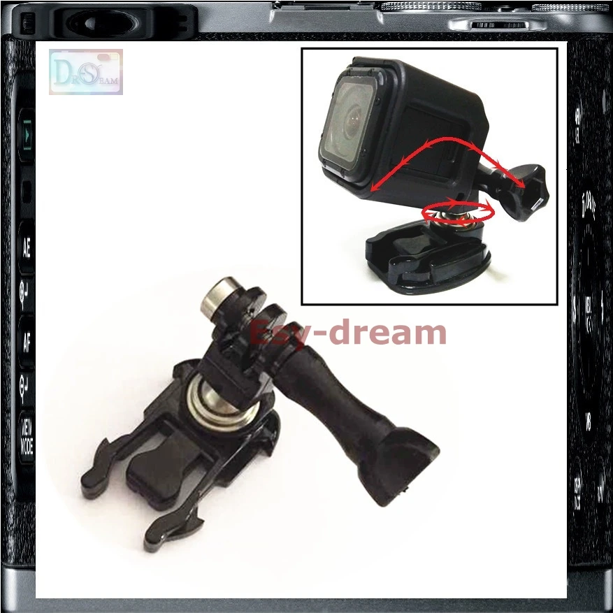 

Rotatable Ball Head Base Buckle Mount Adapter For Gopro Hero Session / Hero5 Session Hero 7 6 5 4 3 3+ go pro the Frames Mounts