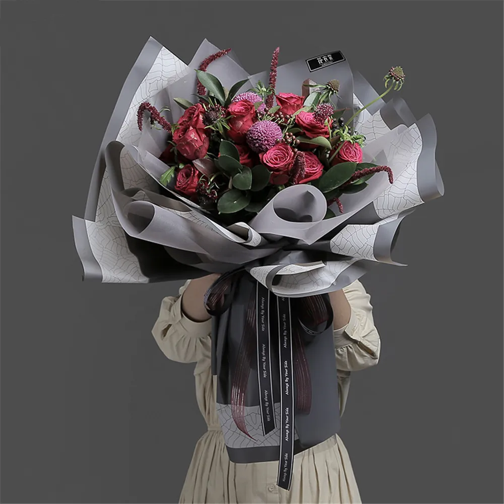 

Valentine's Day Hansu Paper High-Grade Waterproof Flowers Gift Wrapping Paper Materials Florist Supplies Wrap Paper