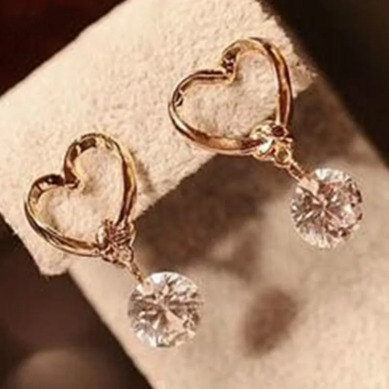

Brand Design New Hot Fashion Popular Luxury Crystal Zircon Stem Earrings Elegant Earrings Jewelry for Women's Gift