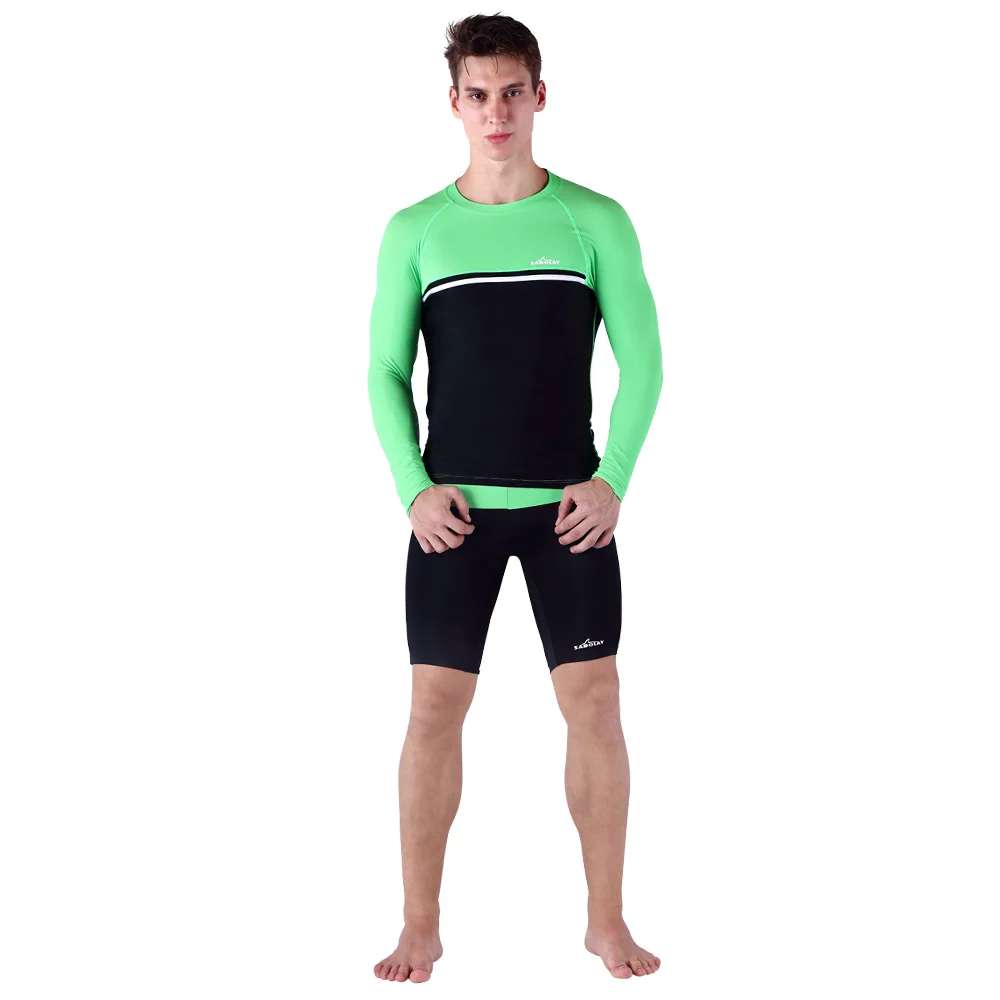 Lovers Surfing Rashguard Swimsuit Long Sleeves Men Rash Guards Bodysuit