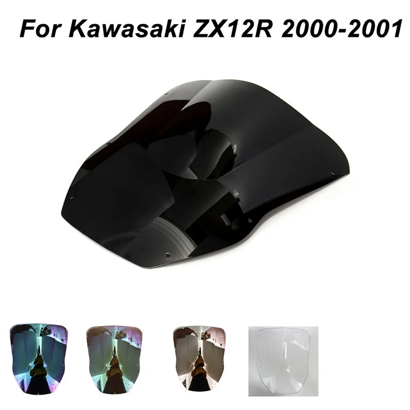 Iridium Deep Windshield For Kawasaki NINJA ZX12R 2000 2001 ZX-12R Windscreen