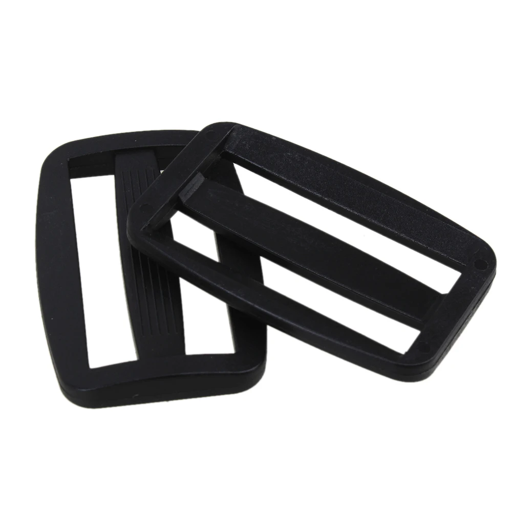 

20 x Black Plastic Triglides Slide Adjusters for 3.8cm Webbing Craft DIY Tools
