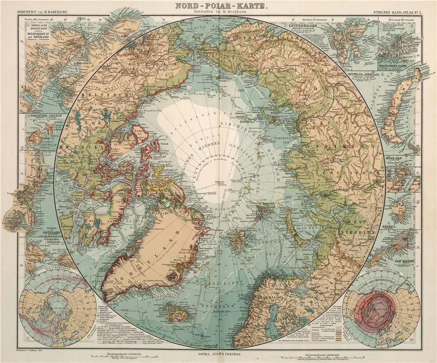 1911 Map of the Arctic