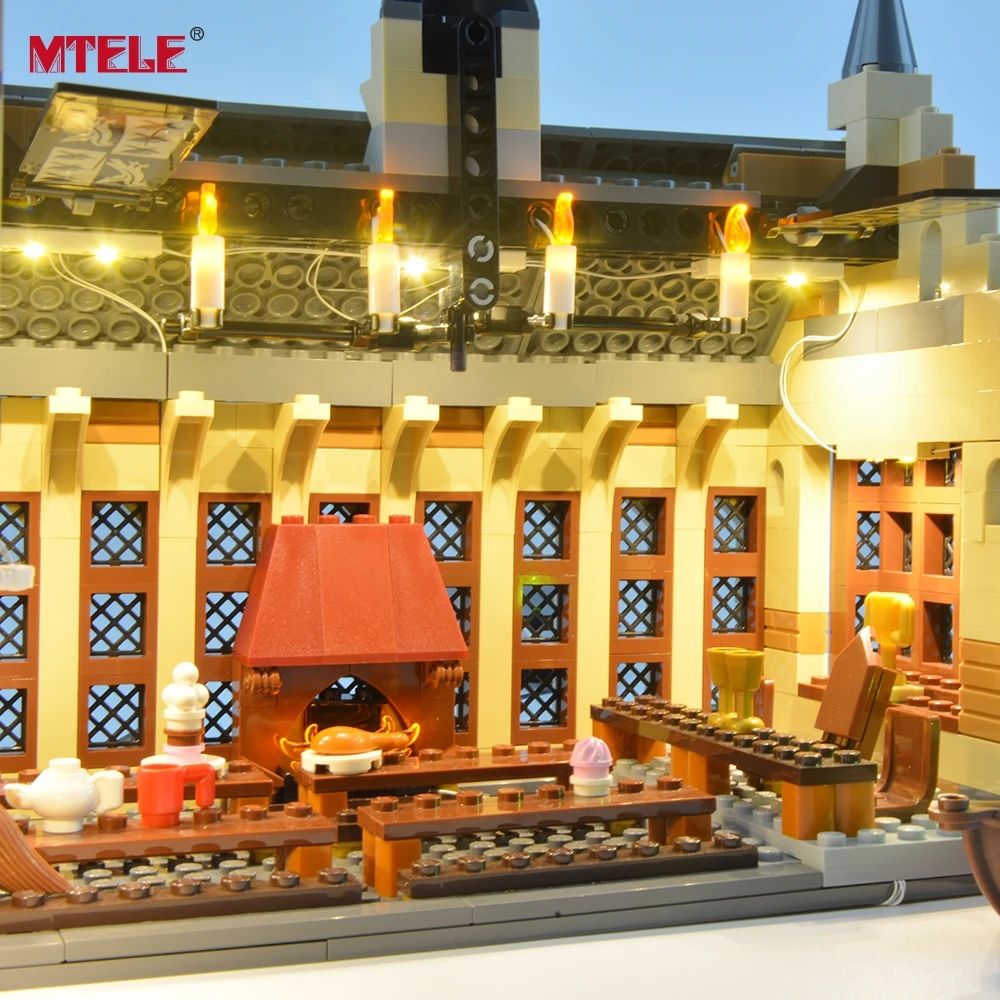 Набор светодиодсветильник Ки MTELE для 75954 Great Hall совместимый с 16052 (модель в