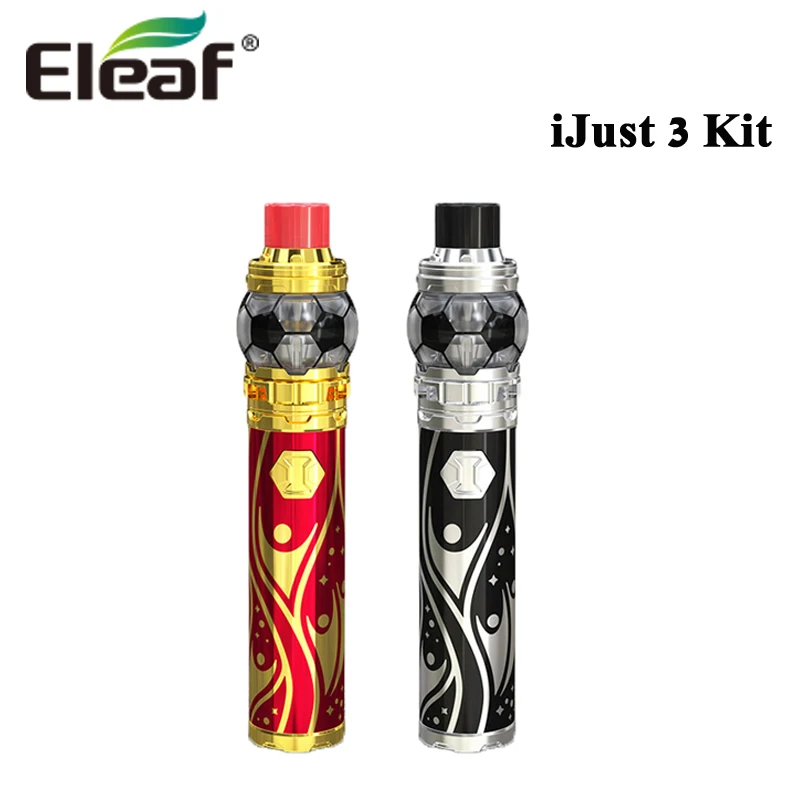 Оригинальный набор Eleaf iJust 3 с аккумулятором 3000 мА/ч вейпом и баком атомайзера ELLO