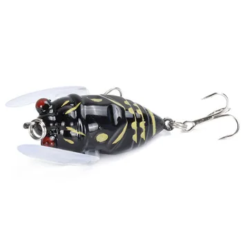 

1pcs Quality Fishing Lure 8 Color 5cm/6.4g Artificial Cicada Minnow Fishing Hard Bait Crankbait Pesca Jerkbait Fishing Tackle