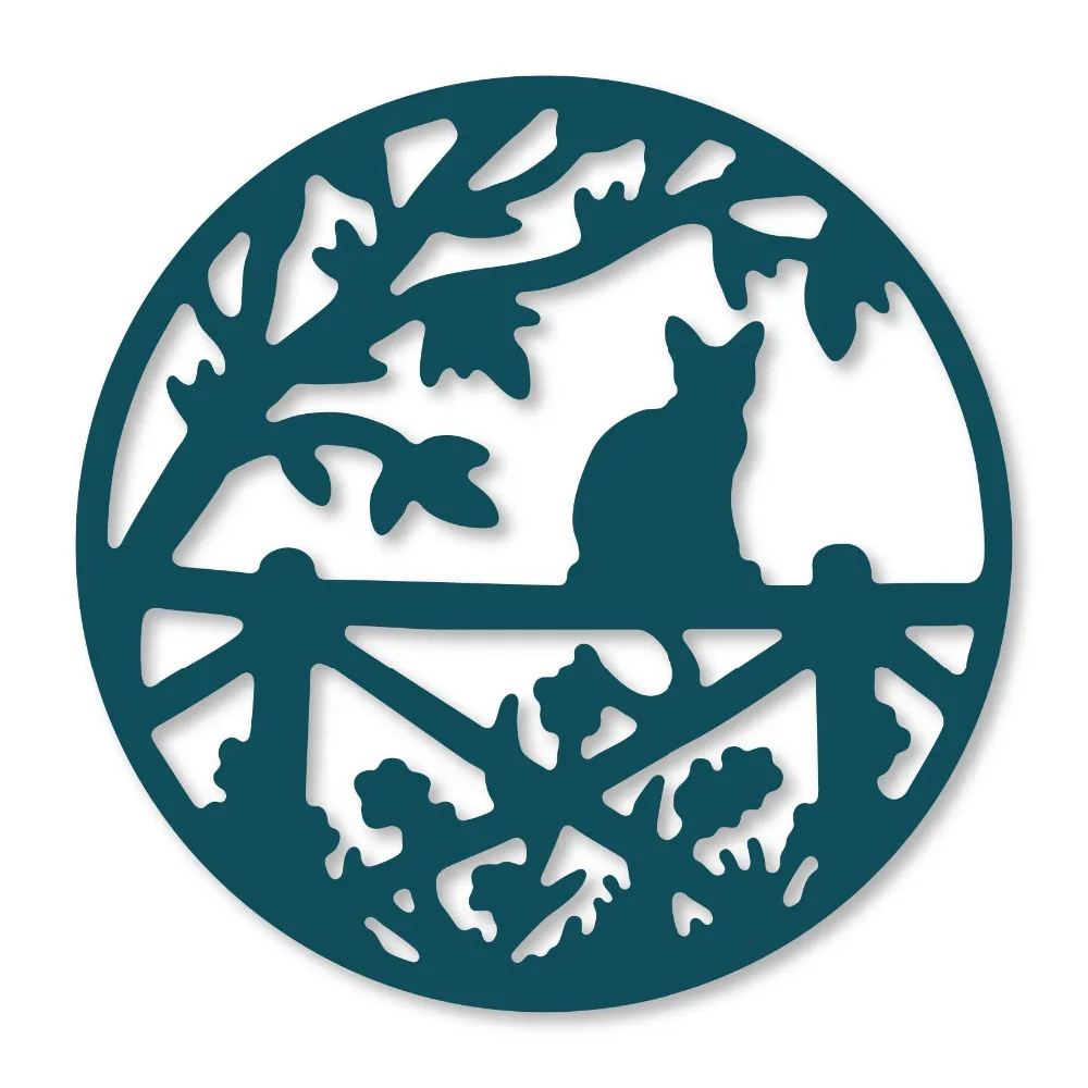 

Hemere Cat Fence Frame Metal Steel Cutting Dies Stencils for Scrapbooking Card Making 2019 New Etched Embossing Die Cuts