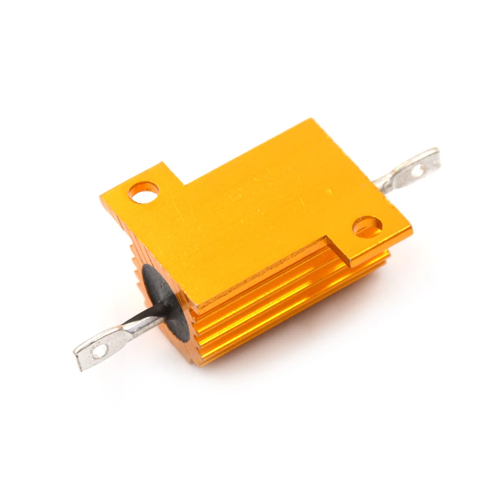 RX24 25 Вт 15R 15RJ Силовой Резистор 15 Ом теплоотвод сопротивление Золотой резистор