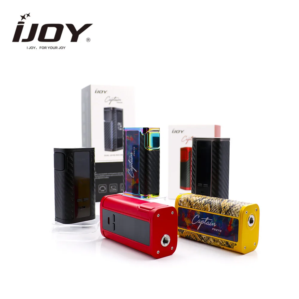 

original IJOY Captain PD270 TC Box Mod with 20700 batteries and 18650 adapter support Firmwa re Upgradable for ijoy combo RDTA