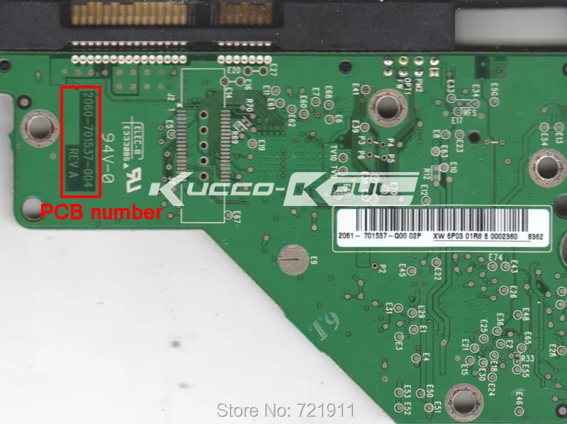 

HDD PCB logic board circuit board 2060 701537 004 for 3.5 inch SATA hard drive repair hdd date recovery