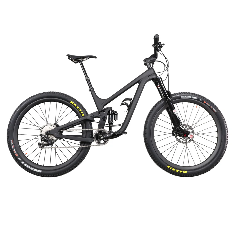 ICAN Popular 27.5er plus MTB bike full suspension 150mm travel enduro boost mountain bicycle 110*15/148*12mm axle ICAN Popular 27.5er plus MTB bike full suspension 150mm travel enduro boost mountain bicycle 110*15/148*12mm axle