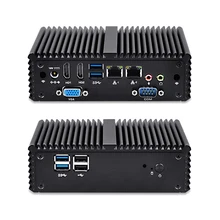 Nano Mini-ITX Celeron N3150 Barebone мини-компьютер Ubuntu Linux брандмауэр pfsense x86 Безвентиляторный небольшой промышленный Мини-ПК сервер