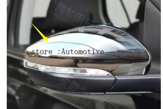 2009-2013 для VW Гольф 6 ABS гальванических зеркала моде зеркалом заднего вида крышки модифицированные внешние аксессуары 2 шт./компл