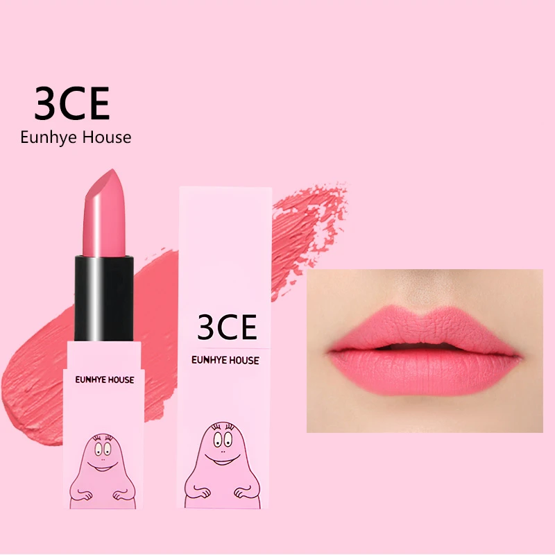 

3CE EUNHYE HOUSE Matte Lipstick Makeup Cartoon Long Lasting Waterproof Tint Lip Matte lipkit Nude Lip stick Cosmetics