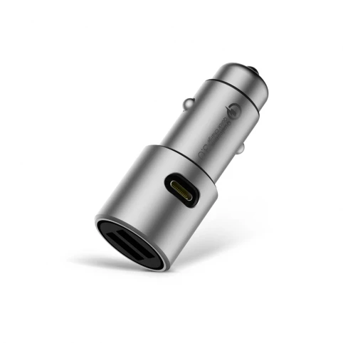 Оригинальное автомобильное зарядное устройство Xiaomi QC3.0 быстрая зарядка металл