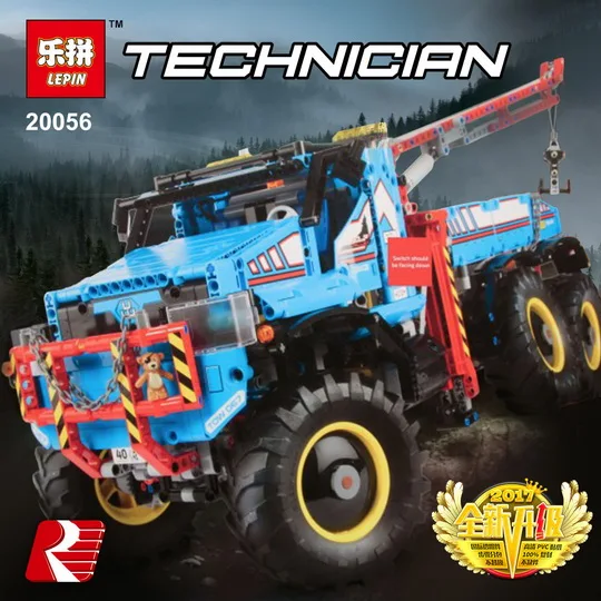 

Lepin 20056 1912Pcs Technic Series The Ultimate Terrain 6X6 Remote Control Truck Set 42070 Building Blocks Bricks Christmas Gift