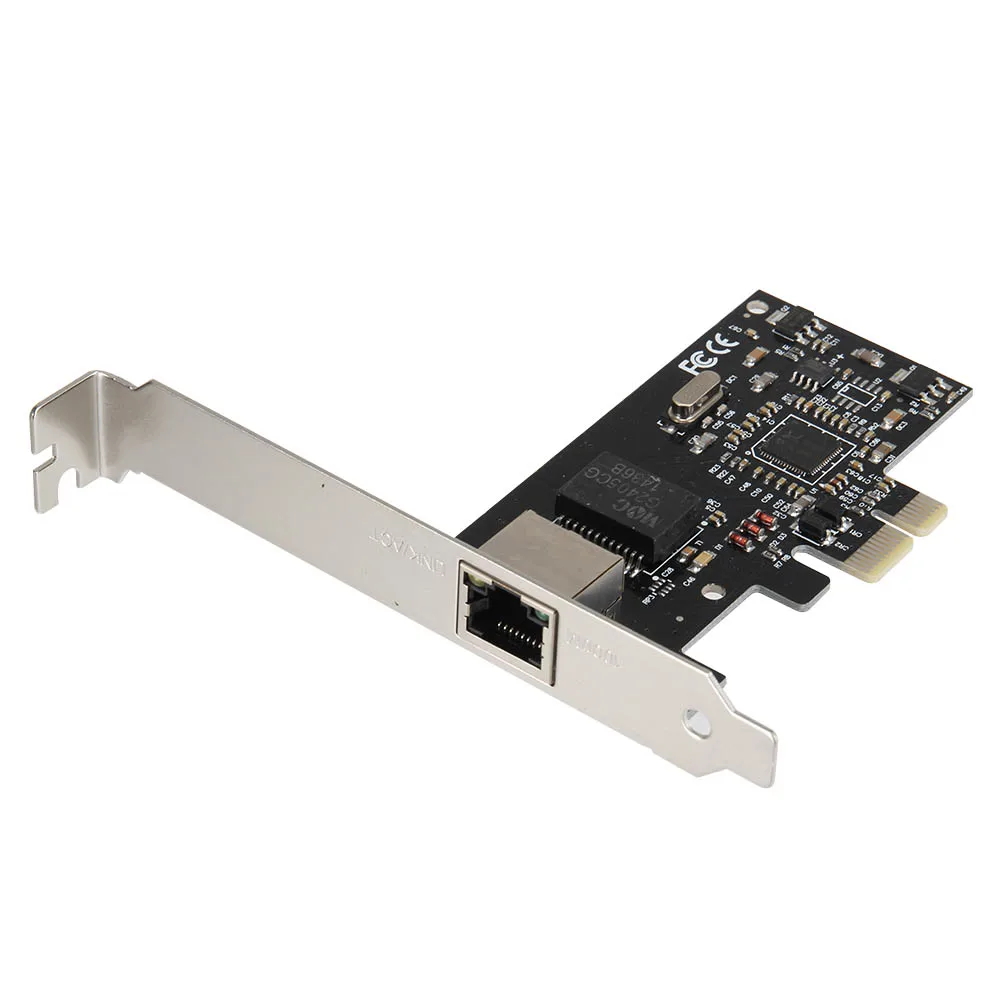 

10/100/1000M Gigabit Ethernet LAN Network Controller Card PCI-E Express 2.5Gb/s for Windows Random Color XXM