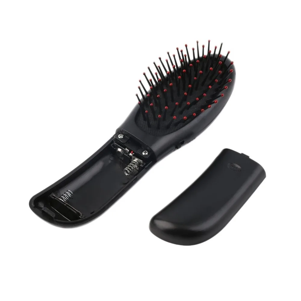 Massager Combs New Electric Vibrating Hair Brush Comb Massager Black