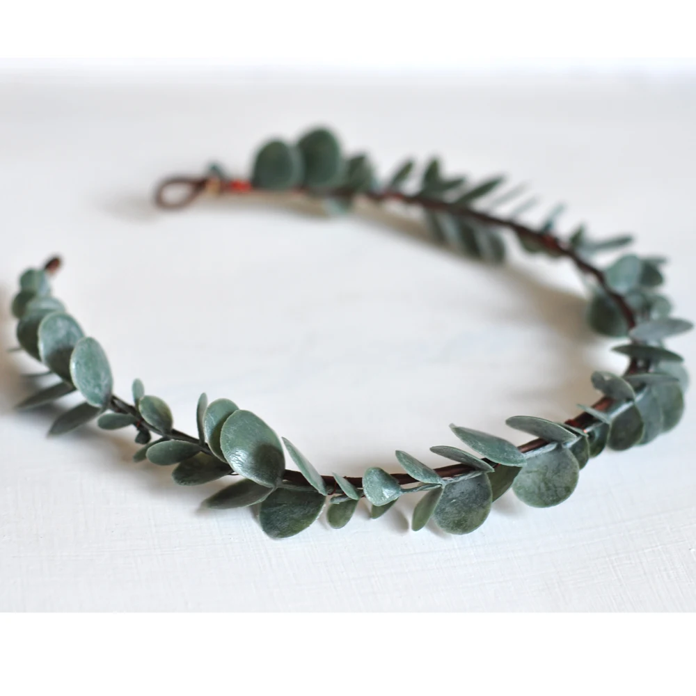

Hot New Foliage Handmade Shabby Chic Minimalism Design Original Design Flower Crown Wreath Tiara