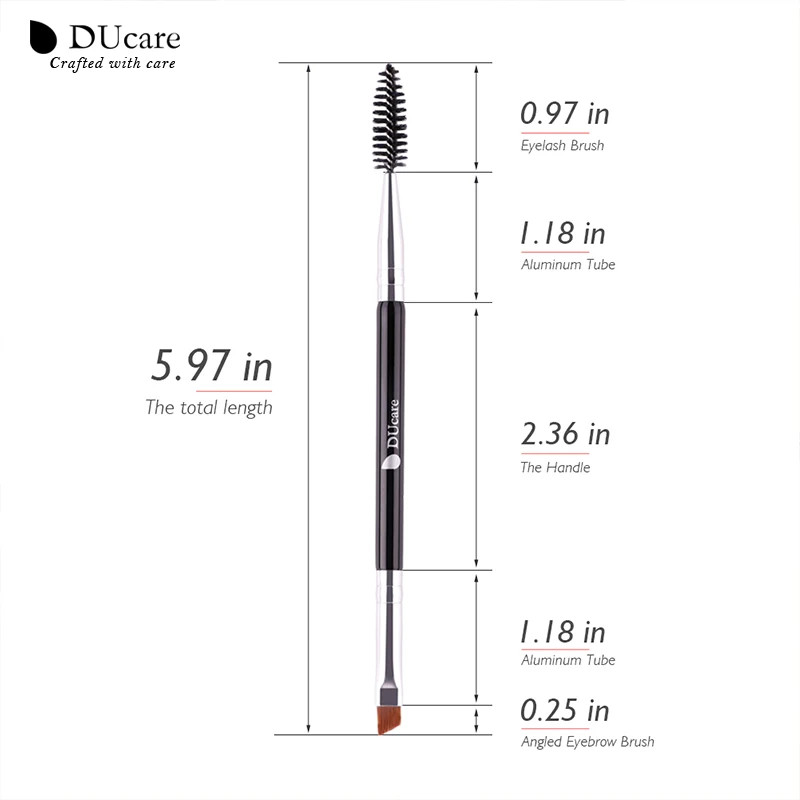 DUcare 3 PCS брови нержавеющая сталь tweezers и 1 шт. косметические инструменты, кисть комплект