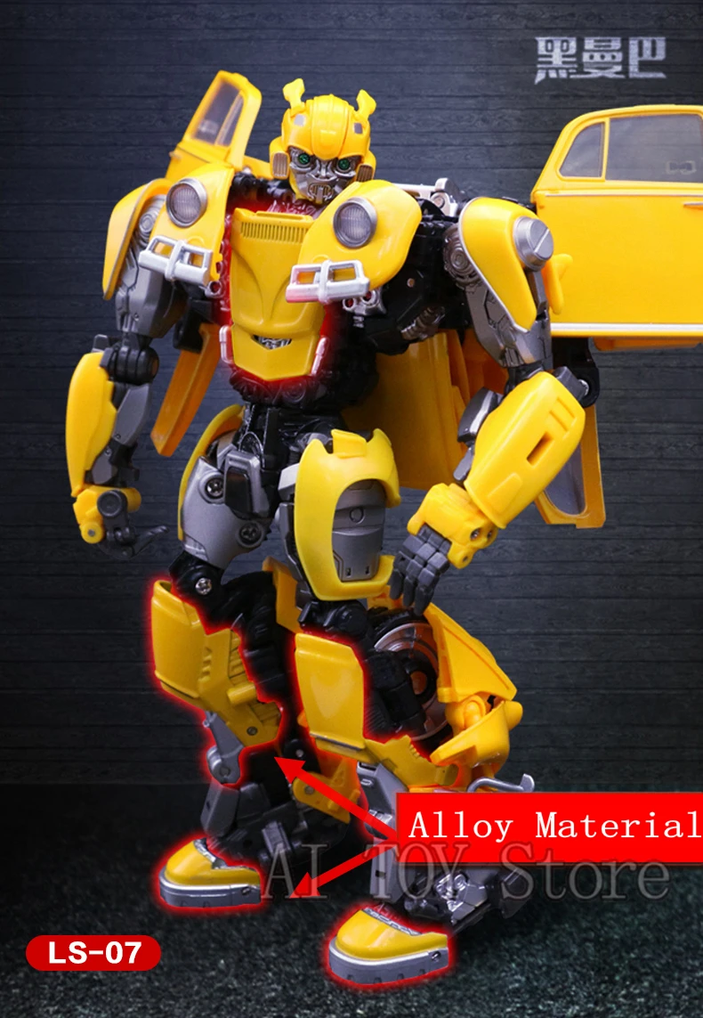 Black Mamba Transformation BMB H6001-5 SS BEE 28CM Oversize Movie Action Figure Alloy Robot Toys