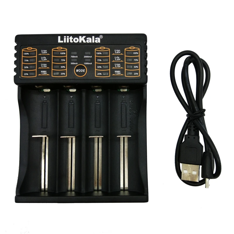 Новое Liitokala Lii402 18650 зарядное устройство 1,2 в 3,7 в 3,2 в AA/AAA 26650 10440 14500 NiMH литиевая батарея 18650 зарядное устройство